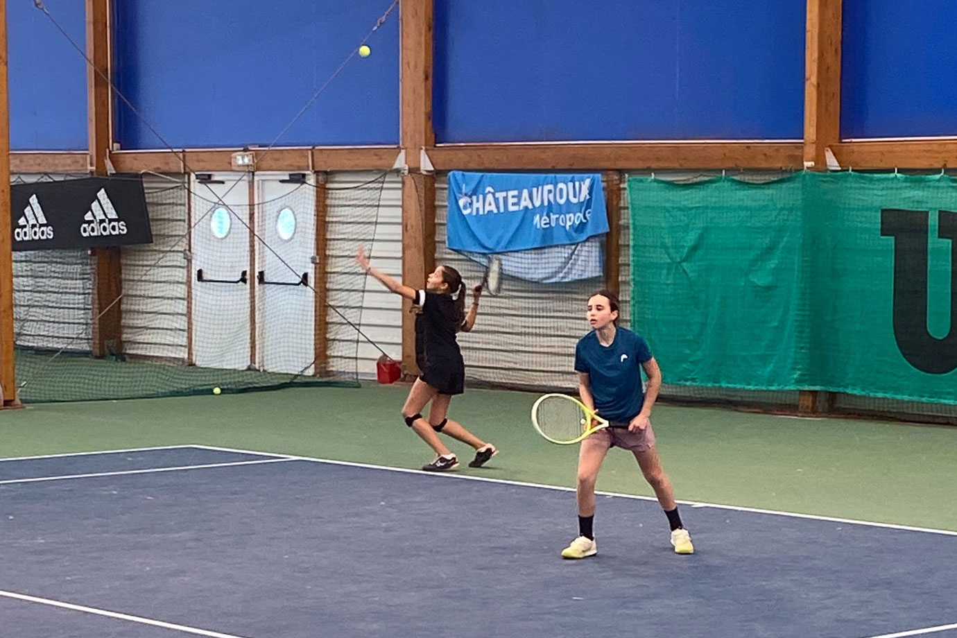 Iris Nyasi and Rose Millon Shine in Girls’ Doubles at Châteauroux