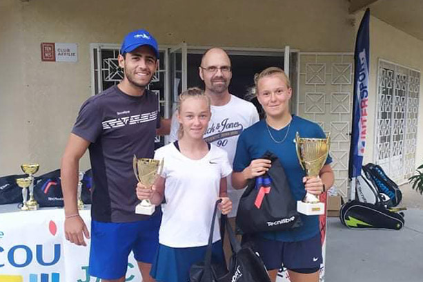 End of Summer tour of youth tennis players