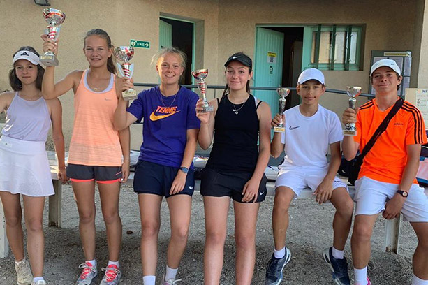 Good results for academie tennis players at the Gadagne tournament